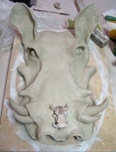 Warthog Unfired by Robyn Beattie