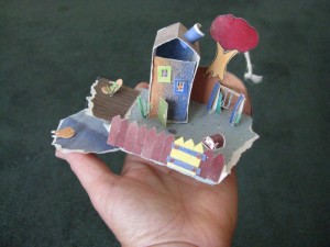 Little Paper House scene